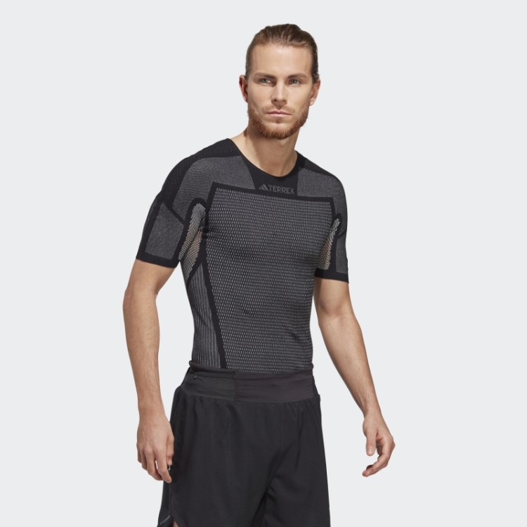 Camiseta Adidas Terrex Drynamo Manga Curta Baselayer Preta