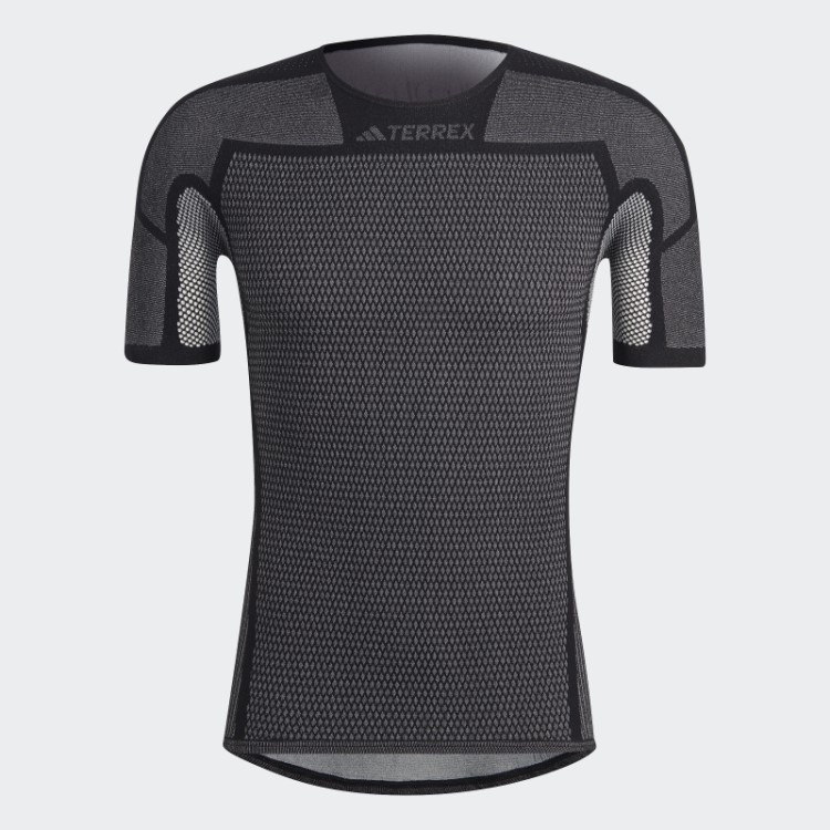 Camiseta Adidas Terrex Drynamo Manga Curta Baselayer Preta