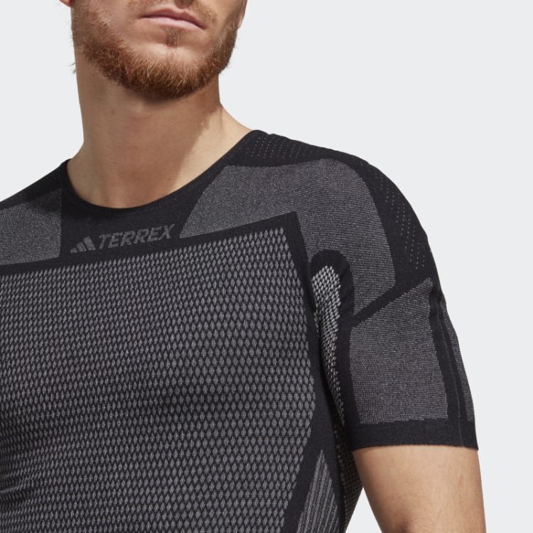 Camiseta Adidas Terrex Drynamo Manga Curta Baselayer Preta