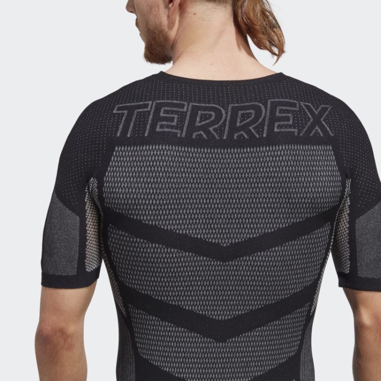 Camiseta Adidas Terrex Drynamo Manga Curta Baselayer Preta