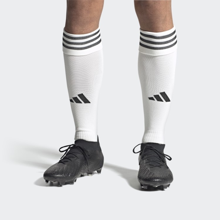 Precisão Preta Adidas Predador.1 Chuteiras Para Chão Firme