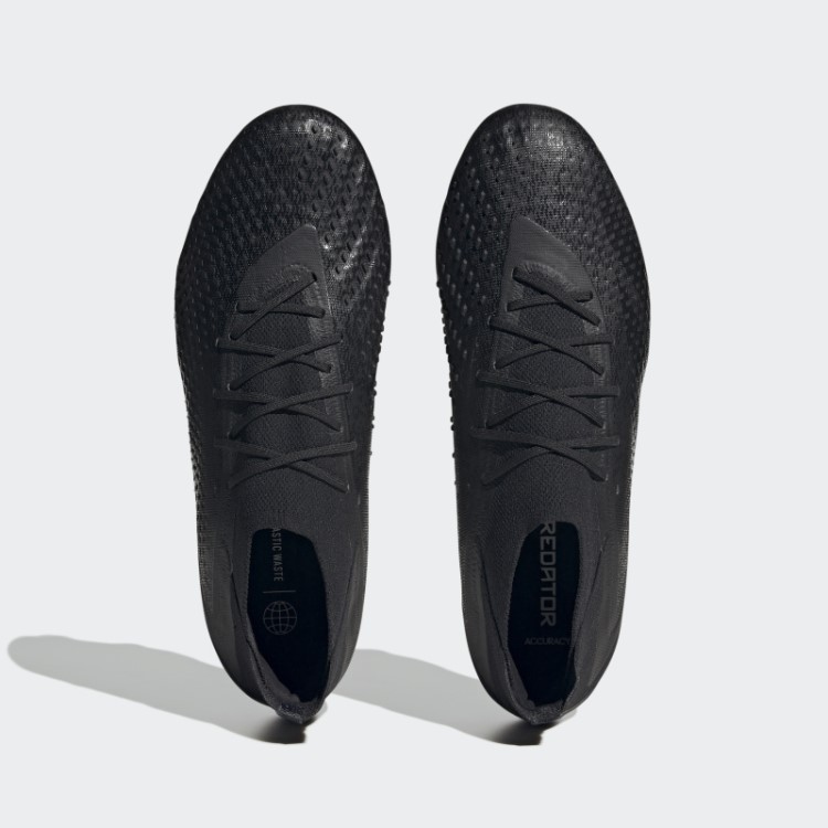 Precisão Preta Adidas Predador.1 Chuteiras Para Chão Firme