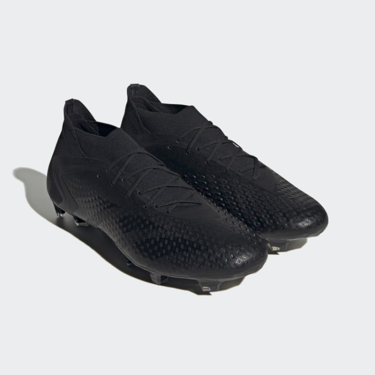 Precisão Preta Adidas Predador.1 Chuteiras Para Chão Firme