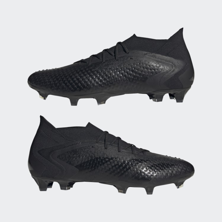 Precisão Preta Adidas Predador.1 Chuteiras Para Chão Firme