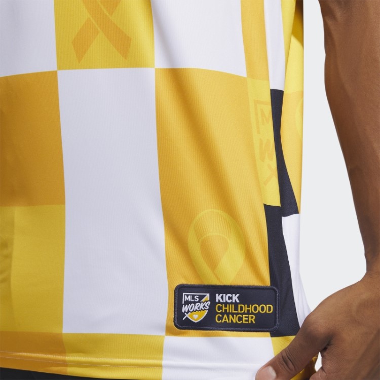 Camisa Pré-jogo Toronto Fc Kick Cancer Infantil Adidas Coll Gold