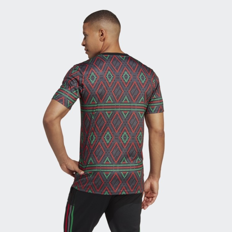 Camisa Preta Ajax Amsterdam X Daily Paper Pré-jogo Adidas