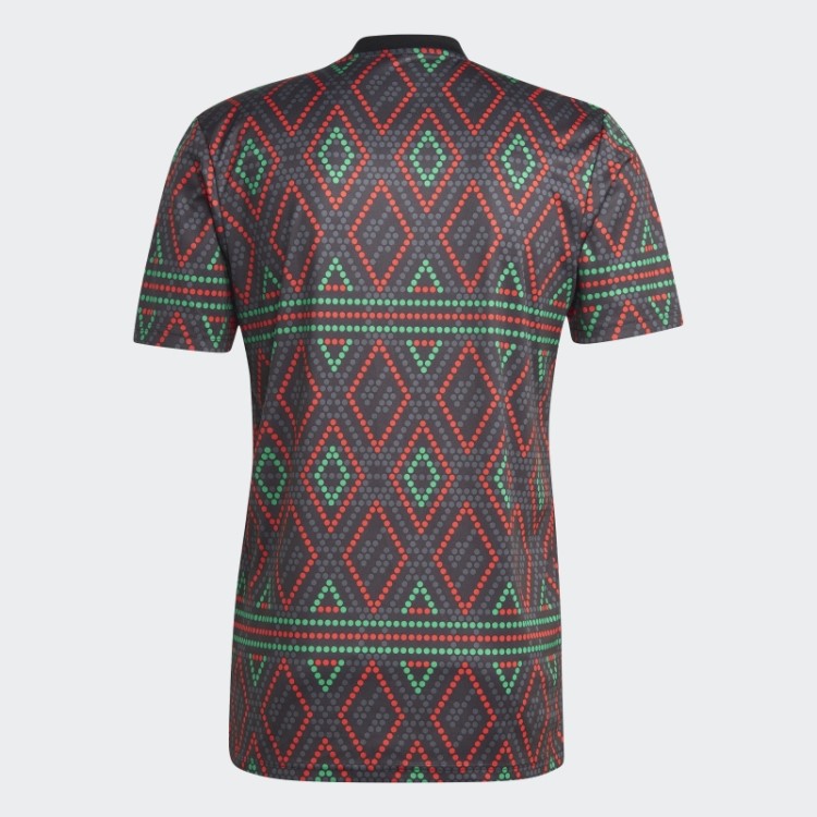 Camisa Preta Ajax Amsterdam X Daily Paper Pré-jogo Adidas