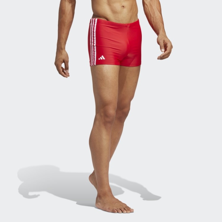 Cuecas De Banho Clássicas Escarlates Com As 3 Riscas Adidas