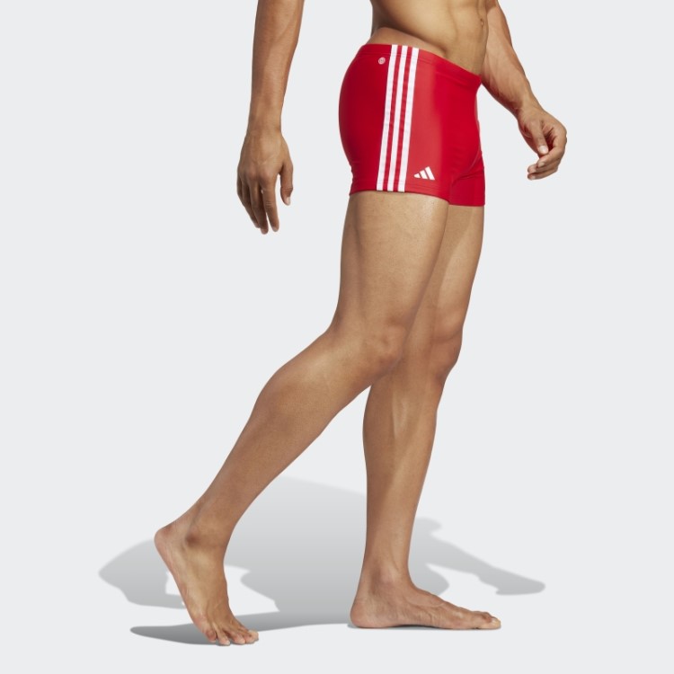 Cuecas De Banho Clássicas Escarlates Com As 3 Riscas Adidas