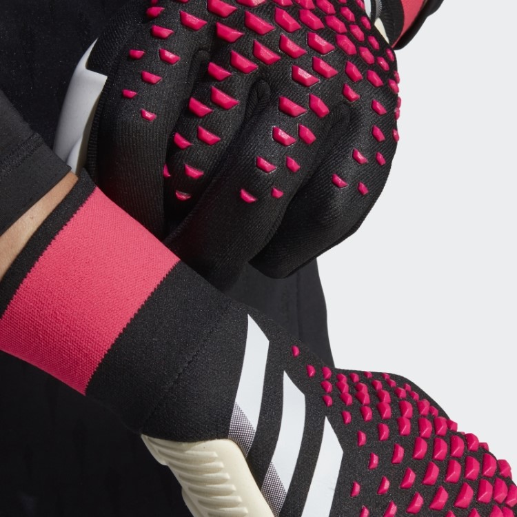 Luvas De Goleiro Adidas Predator Pro Pro Fingersave Pretas