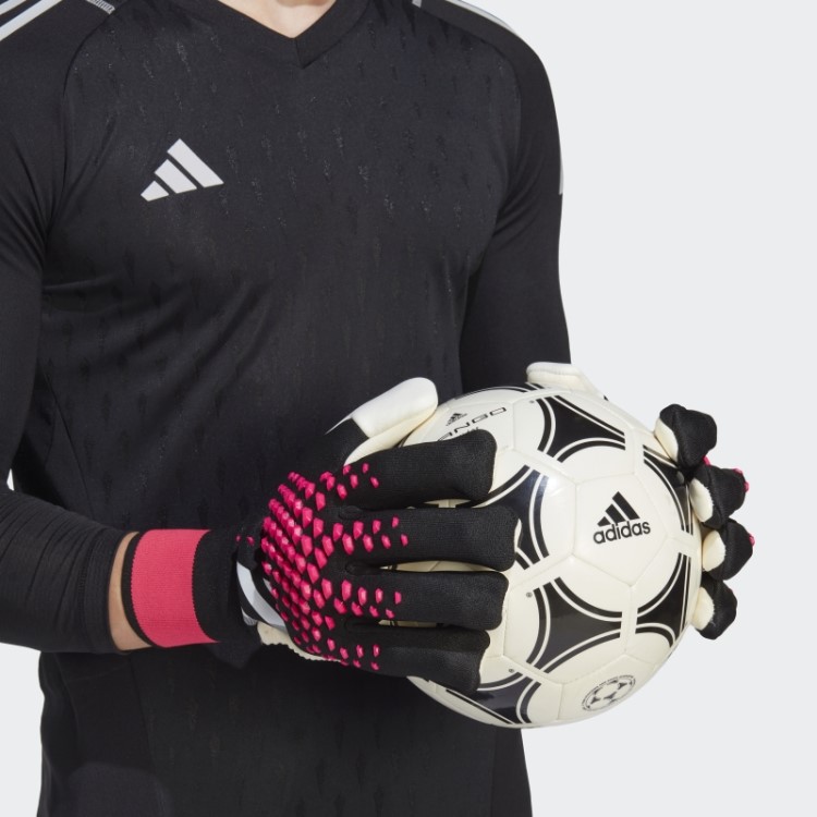 Luvas De Goleiro Adidas Predator Pro Pro Fingersave Pretas