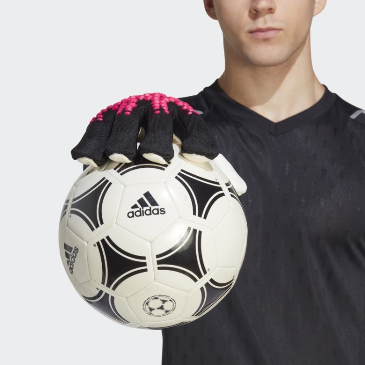 Luvas De Goleiro Adidas Predator Pro Pro Fingersave Pretas
