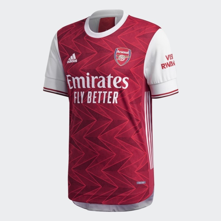 Marrom Arsenal 20/21 Home Autêntico Jersey Adidas
