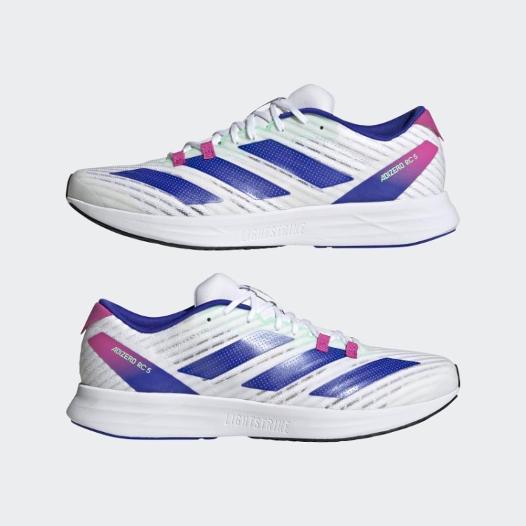 Tênis De Corrida Branco Adizero Rc 5 Adidas