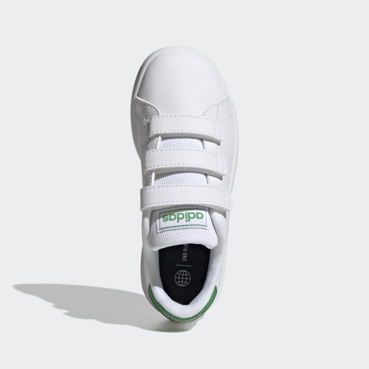 Tênis De Velcro Adidas Advantage Court Estilo De Vida Verde