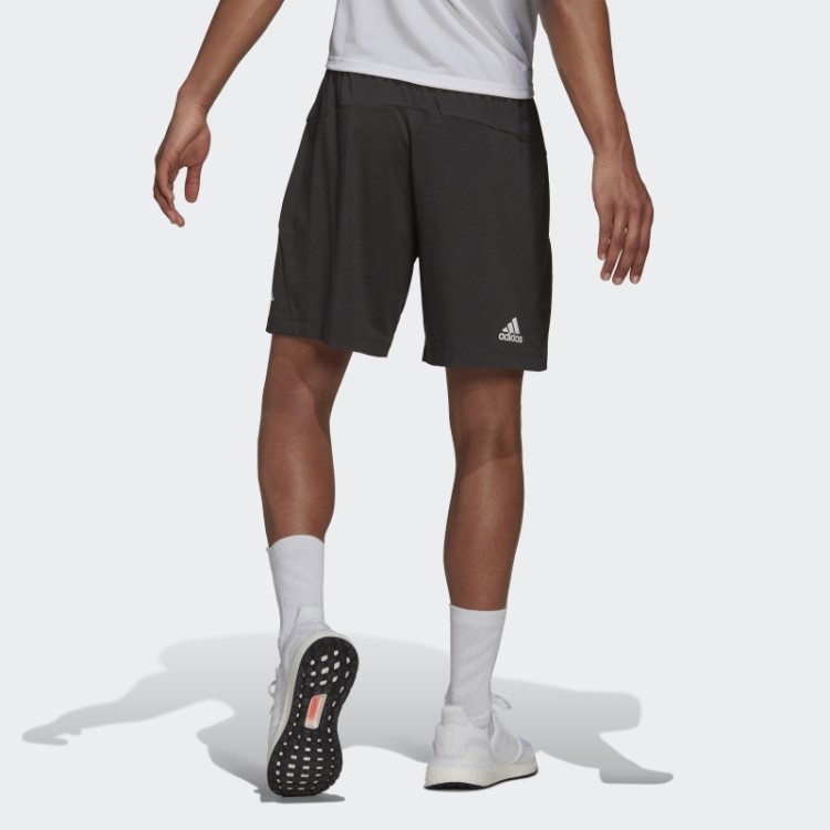 Bermuda De Treino Preta Adidas Train Icons Com 3 Barras
