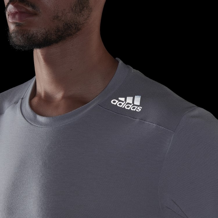 Projetado Para Camiseta De Treino Adidas Prata