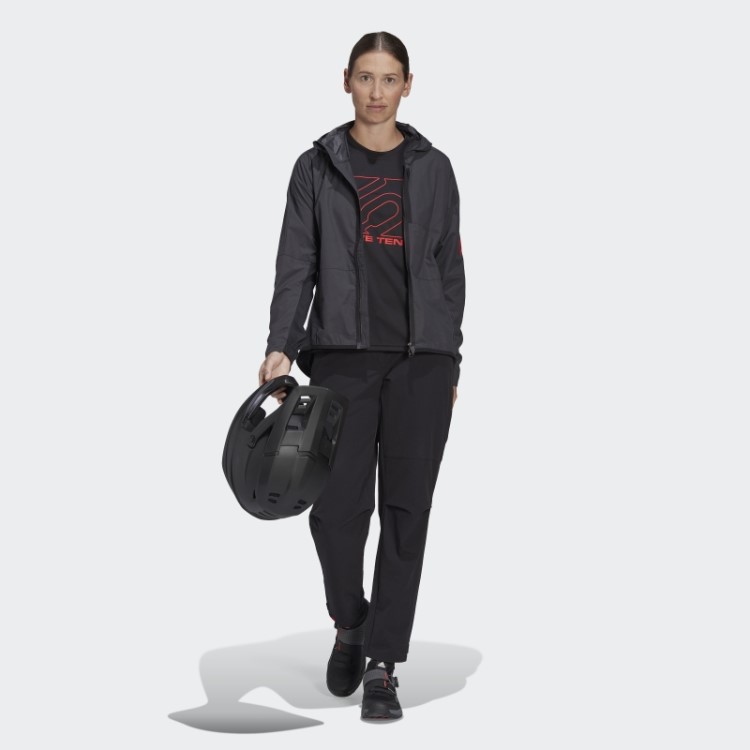 Jaqueta Preta Five Ten Wind Adidas