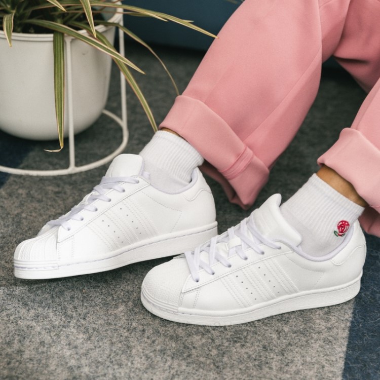 Sapatos Superstar Adidas Branco Quente