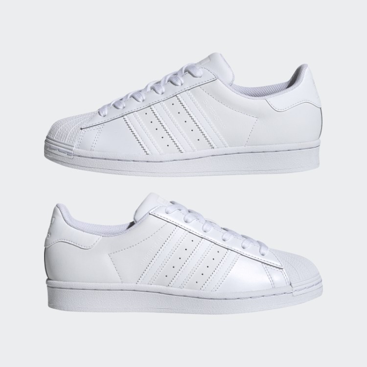 Sapatos Superstar Adidas Branco Quente
