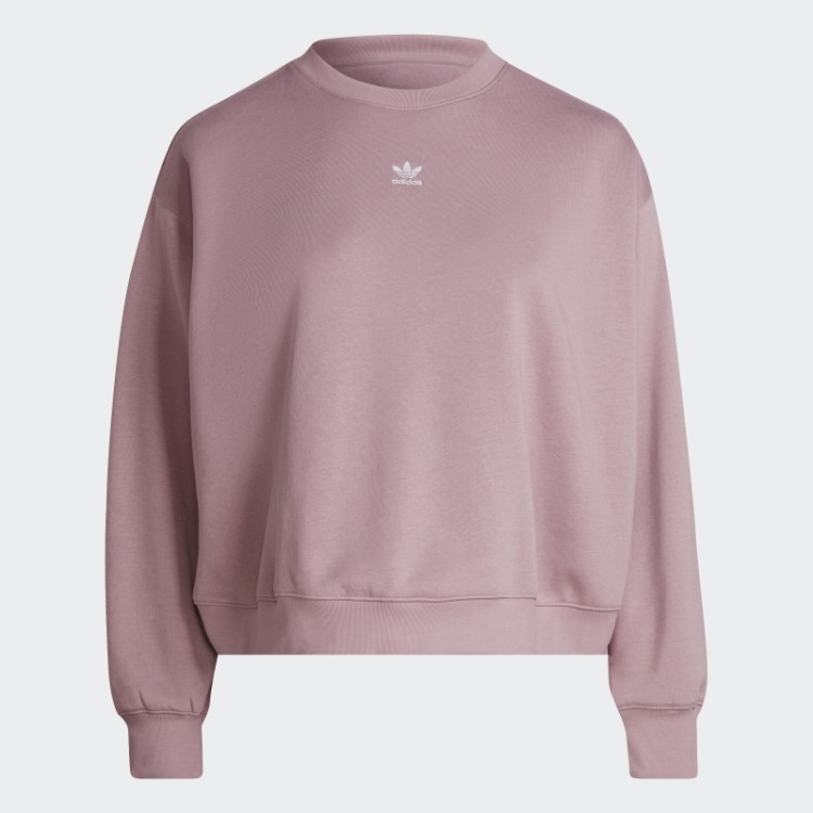 Moletom Adicolor Essentials Crew (tamanho Grande) Malva Adidas