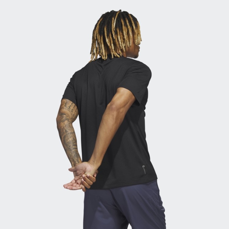 Camiseta De Treino Preta Hiit Adidas Preta
