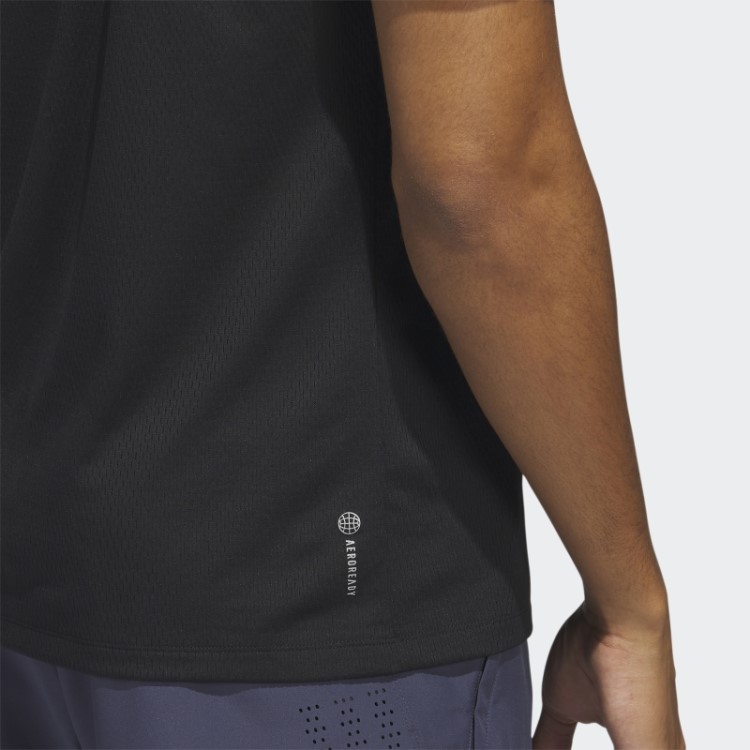Camiseta De Treino Preta Hiit Adidas Preta