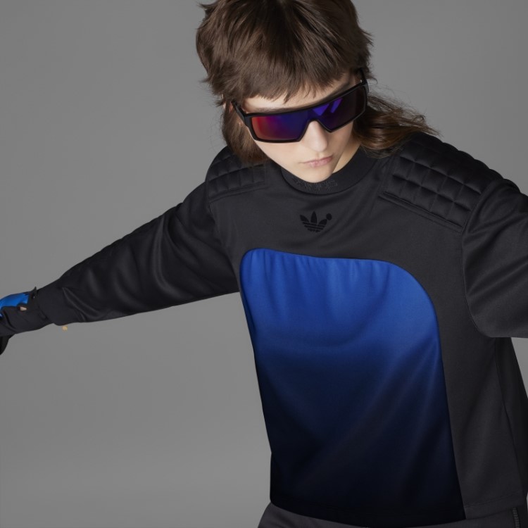 Blusa De Goleiro Adidas Versão Azul Preta