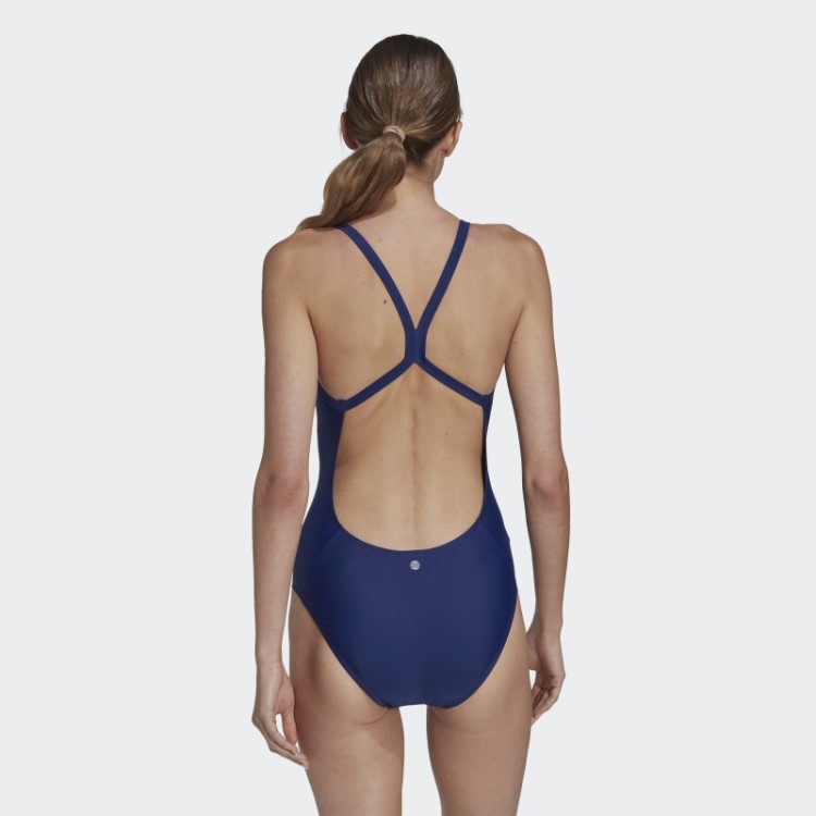 Fato De Banho Azul Com Logótipo Grande Adidas Victory