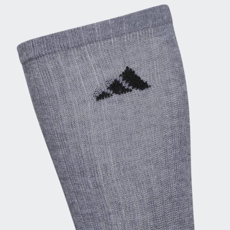 Meias Acolchoadas Atléticas Cinza Médio 6 Pares Adidas