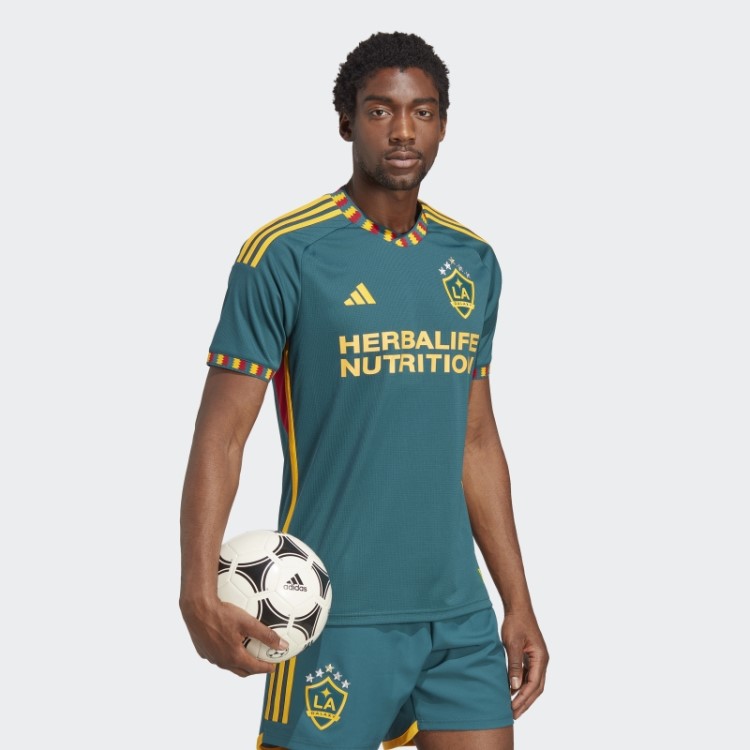 Camisa Verde Misteriosa Adidas La Galaxy 23/24 Away Authentic