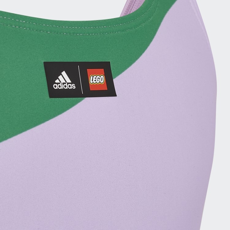 Maiô Lilás Adidas X Lego
