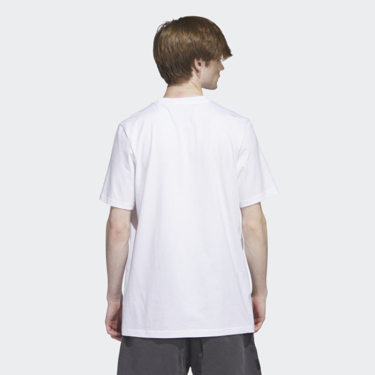 Camiseta Branca Com Estampa Shmoofoil Adidas