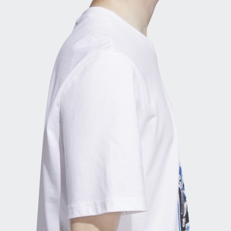 Camiseta Branca Com Estampa Shmoofoil Adidas
