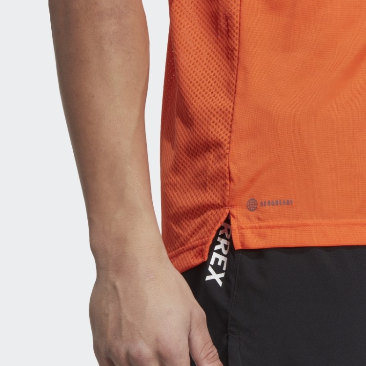 Camiseta De Corrida Laranja Agravic Terrex Adidas