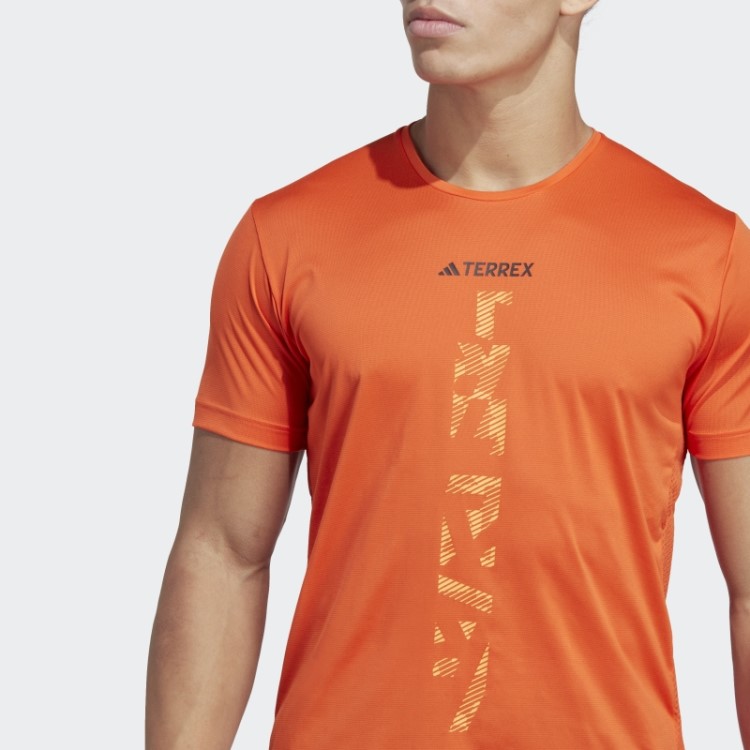 Camiseta Adidas Terrex Agravic Trail Running Laranja
