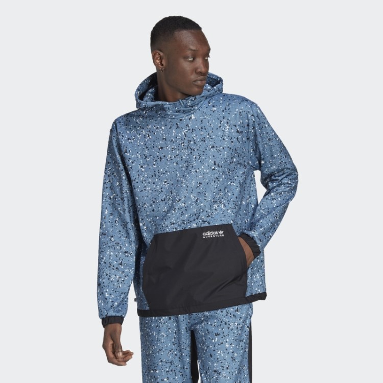 Moletom Com Capuz Multicolorido Com Estampa Allover De Inverno Adidas Adventure