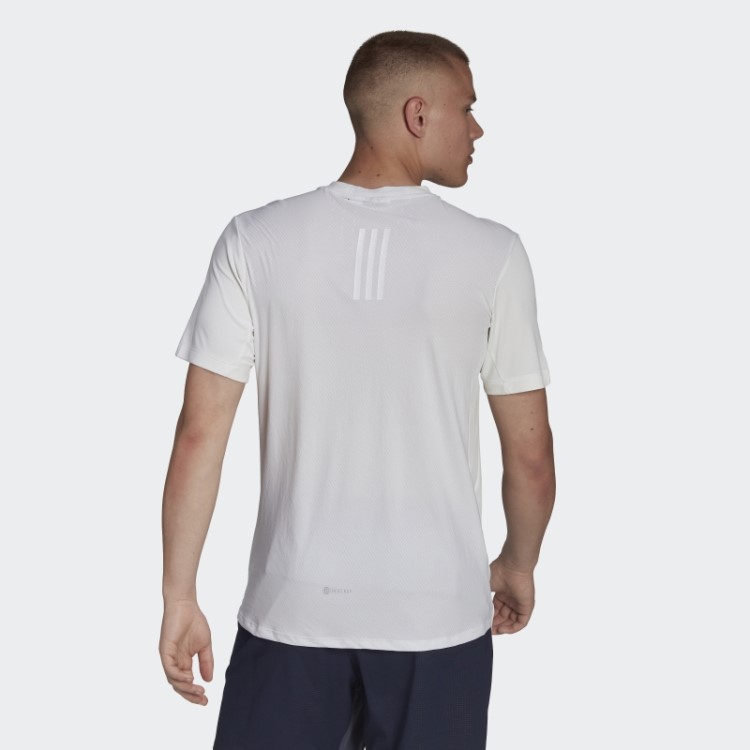 Camiseta Branca Adidas Projetada Para Treinar Heat.rdy Hiit