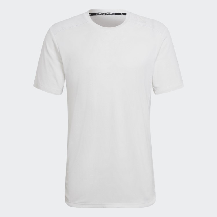 Camiseta Branca Adidas Projetada Para Treinar Heat.rdy Hiit