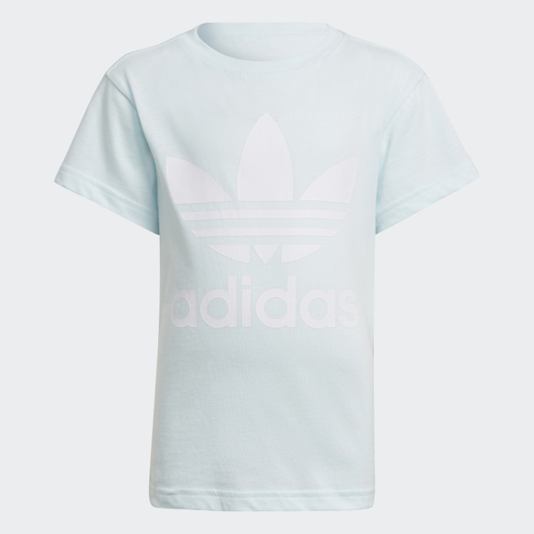Camiseta Azul Adicolor Com Trevo Adidas