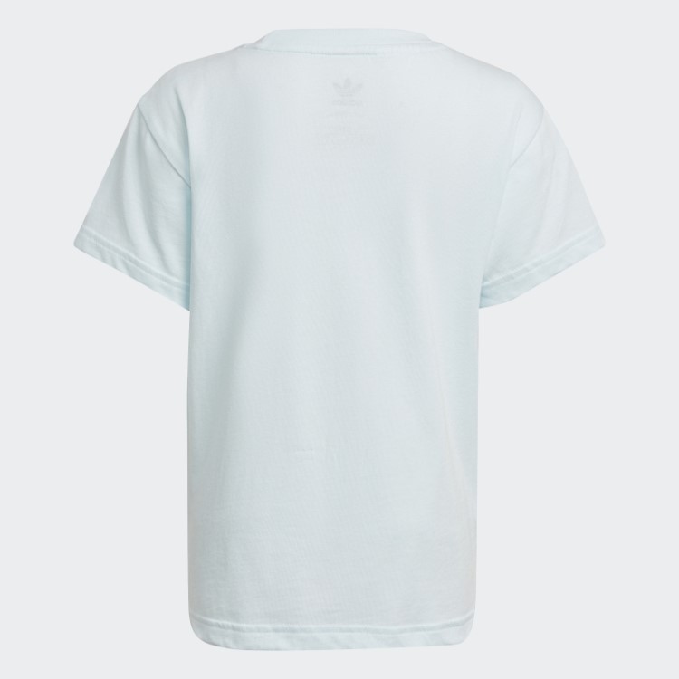 Camiseta Azul Adicolor Com Trevo Adidas