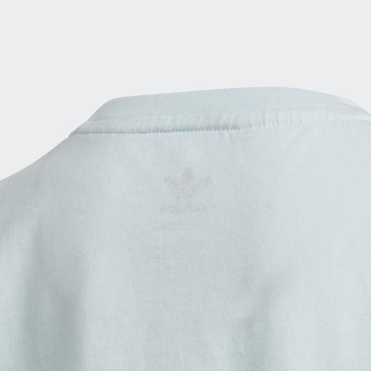 Camiseta Azul Adicolor Com Trevo Adidas
