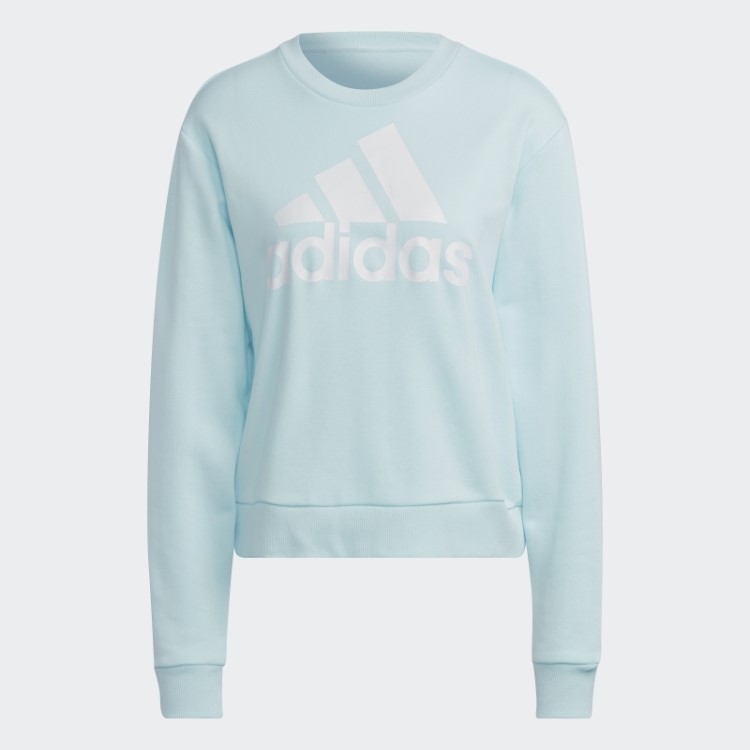 Adidas Essentials Logo Moletom Solto Azul