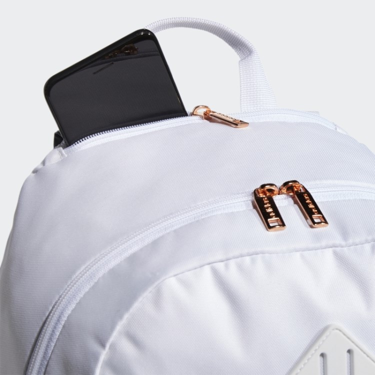 Mochila Adidas Classic 3 Listras Moda Branca