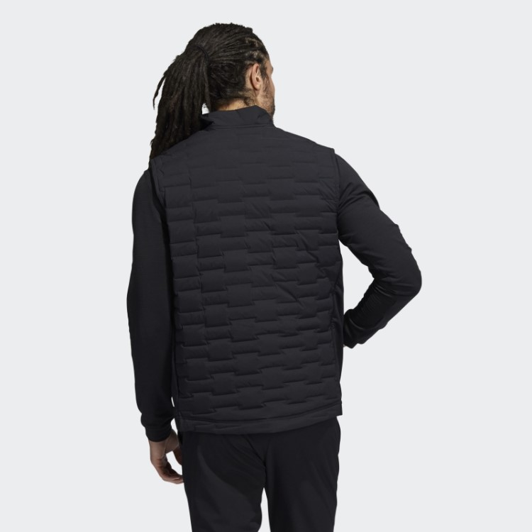 Colete Acolchoado Com Zíper Completo Frostguard Preto Adidas