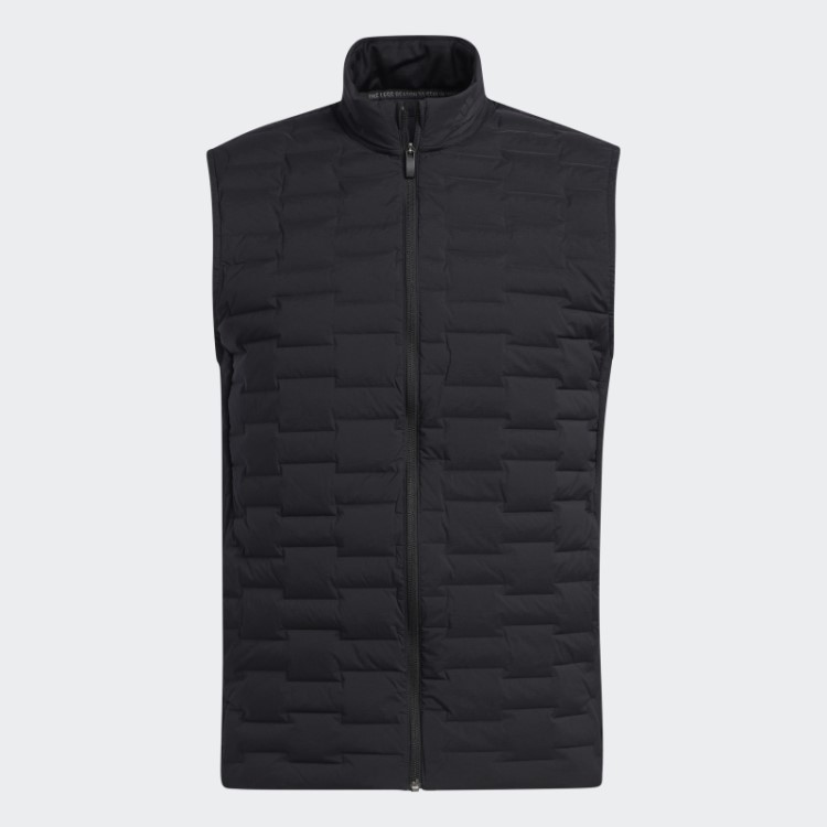 Colete Acolchoado Com Zíper Completo Frostguard Preto Adidas