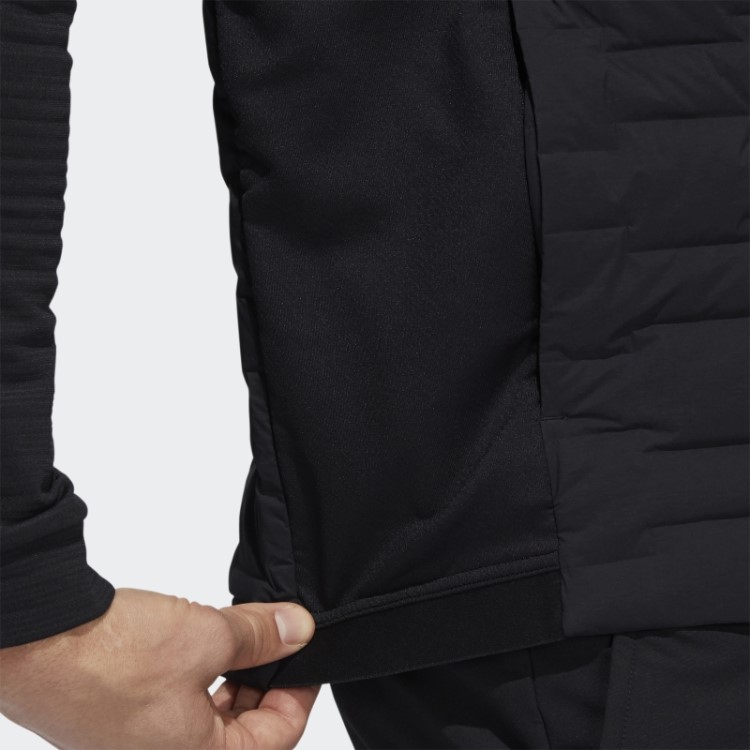 Colete Acolchoado Com Zíper Completo Frostguard Preto Adidas
