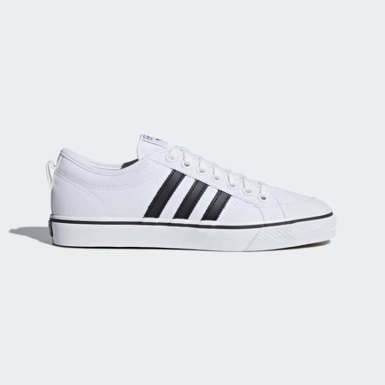 Elegantes Sapatos Adidas Nizza Preto