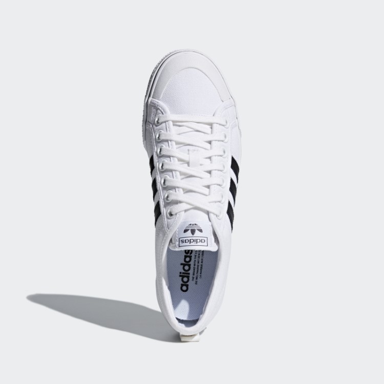 Elegantes Sapatos Adidas Nizza Preto