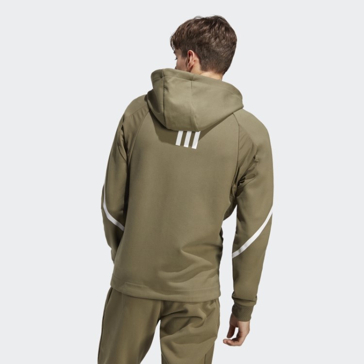 Jaqueta Premium Com Zíper Completo 4 Gameday Projetada Adidas Olive